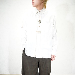 EU VINTAGE Hammerschmid EMBROIDERY DESIGN TYROLEAN SHIRT/ヨーロッパ古着刺繍デザインチロリアンシャツ