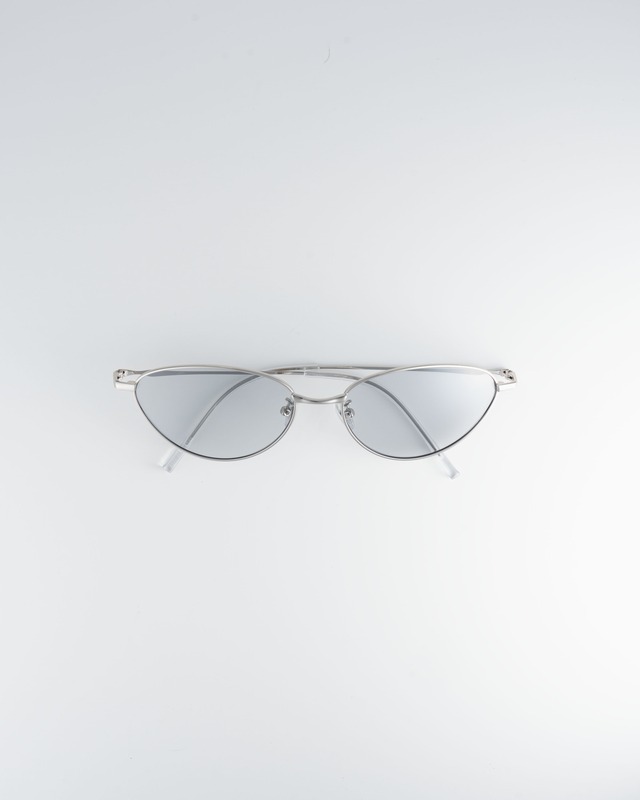 Glasses 003 / cat eyes (gray blue)