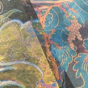 【tshirts229】M size KIMONO & print T-SHIRTS