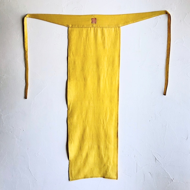 越中褌 / ふんどし / カラーカディ(手紡ぎ手織り)黄