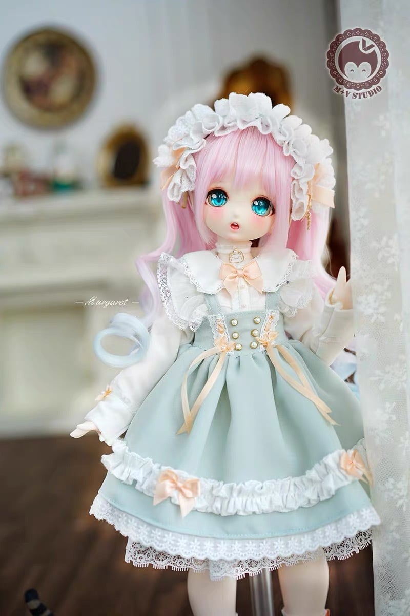 衣装セット！ワンピース ドレス 帽子 洋服 服 BJD 1/4 球体関節人形