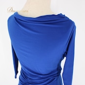 社交ダンス 衣装 スタンダード 上下セット ツーピース レッスンウェア パーティ衣装 青 ブルー系 ICHIOKU イチオク ラインストーン 上品 優雅 ボリューム 伸縮性 洗練 人気 おしゃれ フォーマル 上質 ダンスウェア 講習用 高級感 クラシック デザイン 高評価 ラインストーン装飾 体型カバー プレゼント パーティー用