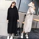 2024新品発売裏起毛 ファッション ワンピース女性服 レディース 人気 秋冬新入荷 ロングワンピース 無地 着やせ