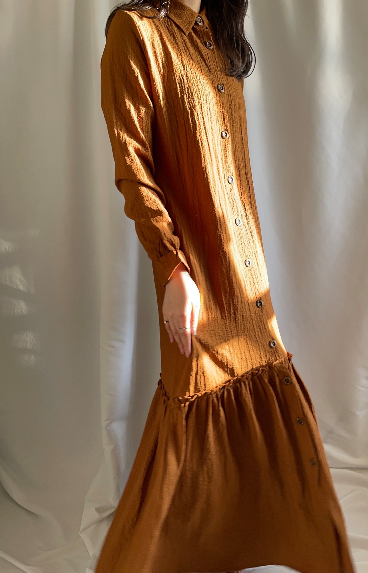 camel color dress | epel
