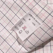 90s 00s Polo by Ralph Lauren ポロ ラルフローレン PHILIP グラフチェック 長袖 ワイシャツ ドレスシャツ 42-84 /ホワイト×ピンク×紺 メンズ ビンテージ