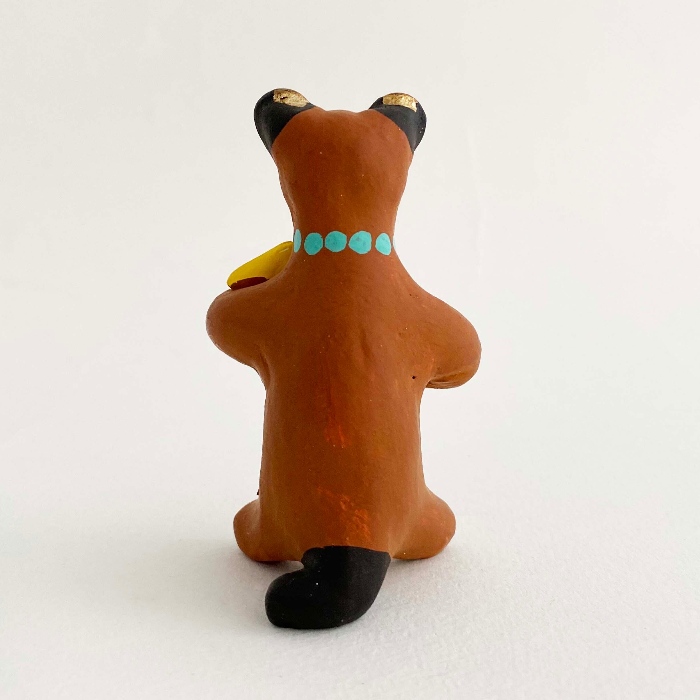 ディムコヴォ土人形 / 熊(バラライカ小)