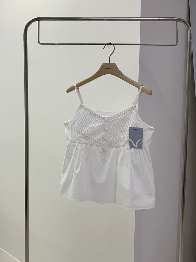 (即納) mellounge  / Mumu pintuck bustier 1color