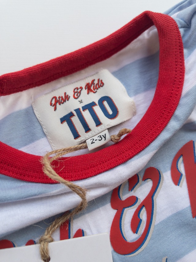 《即納》FISH&KIDS / STRIPES LONG SLEEVES