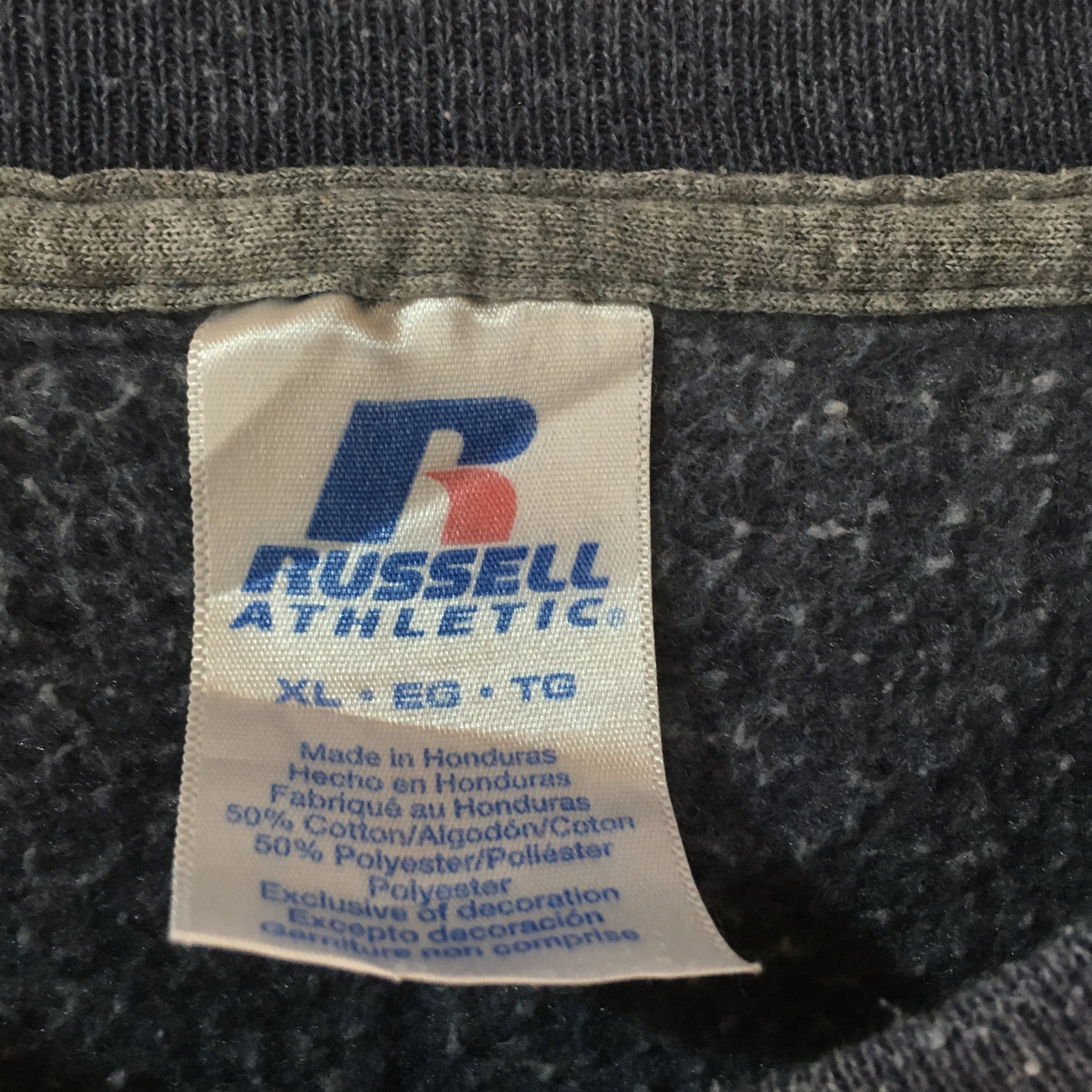 US輸入】RUSSELL スウェット 前Vガゼット XL ビッグシルエット