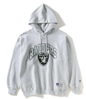 RUSSEL ATHLETIC ラッセルアスレティック NFL RAIDERS LOGO フーディー　Ash