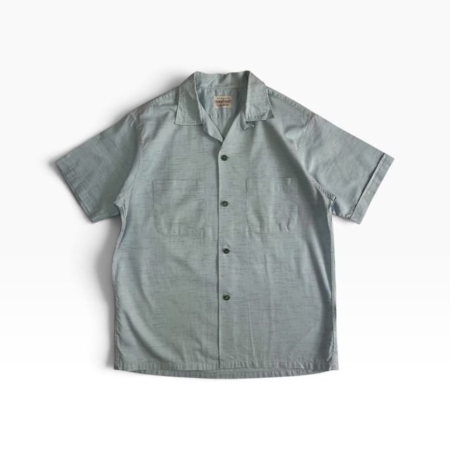 50s TOWNCRAFT Short Sleeve Shirt   "kasuri" タウンクラフト カスリ柄 シャツ ヴィンテージ
