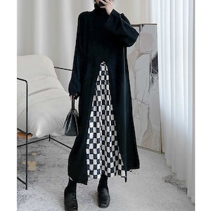 Long Sweater & Skirt Setup KRE1913