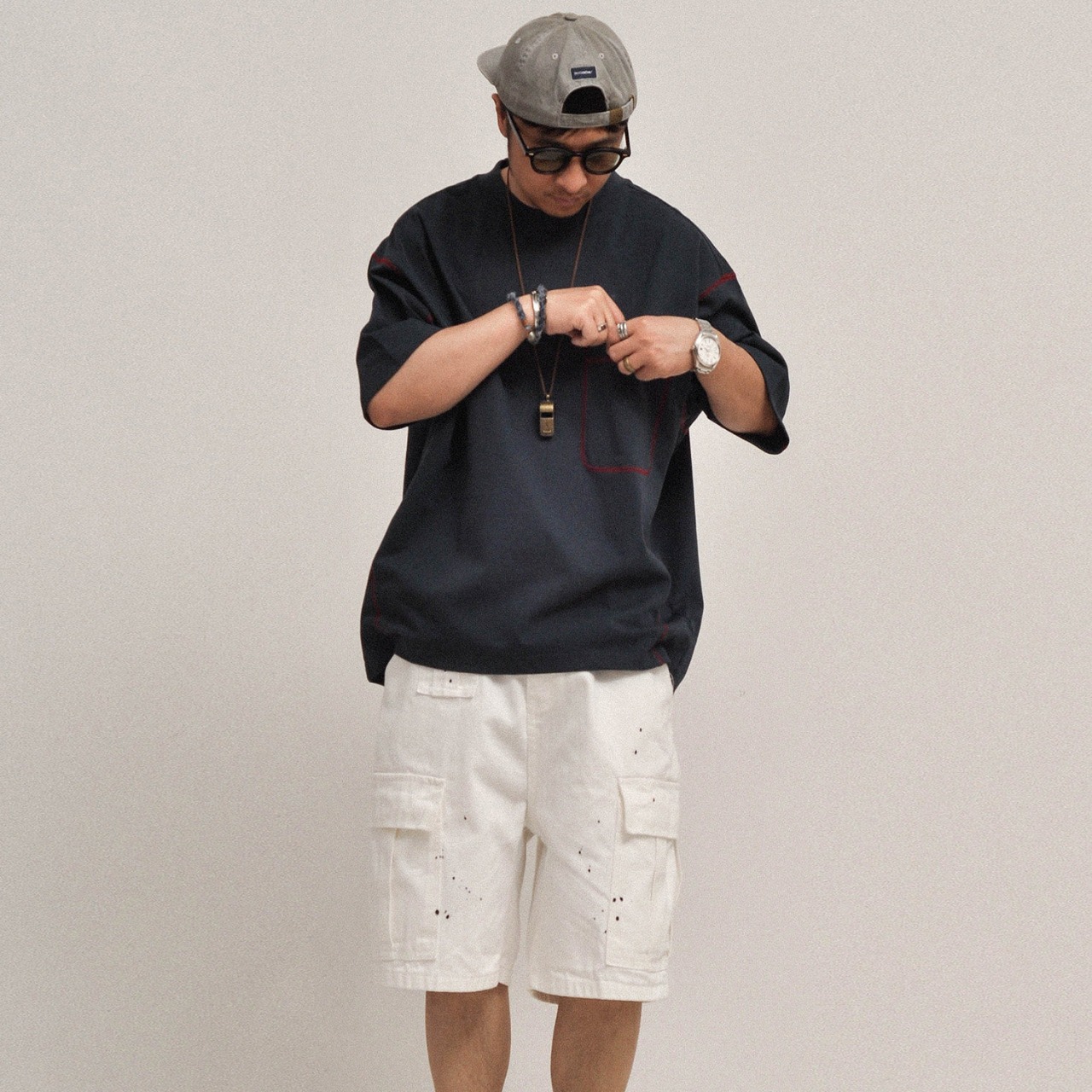 ヴィンテージステッチ・ポケットTee A2164 - 7