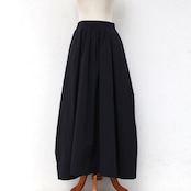 Pale Jute maxi skirt black