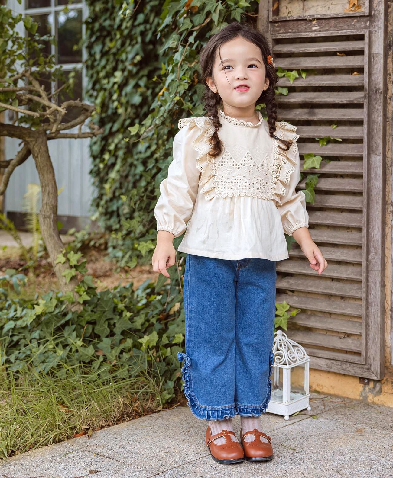 sold out»«puella flo» スアデニムパンツ 2colors | 子供服 capucapu