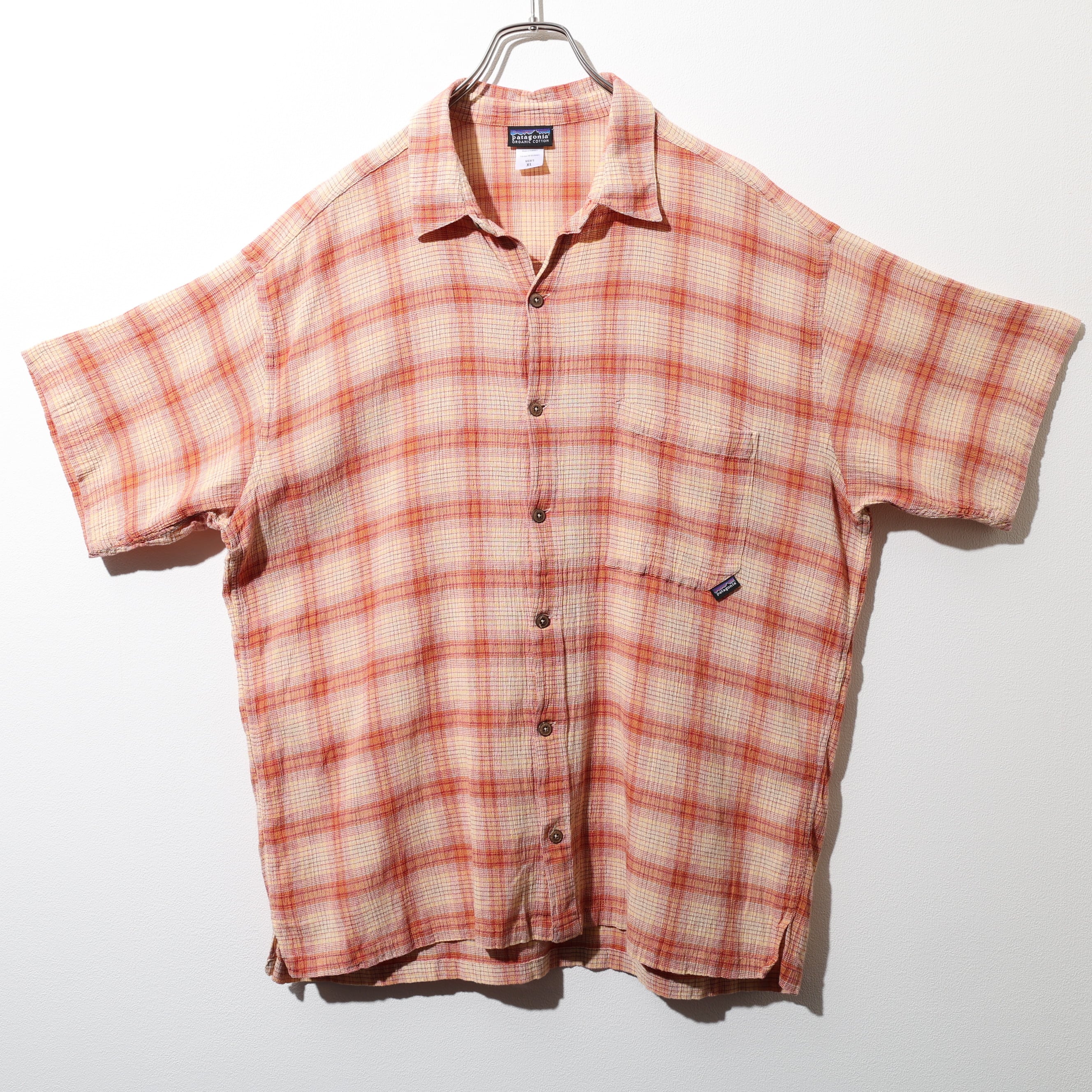 XL 05年 ルーマニア製 A/C Yarn Dye Shirt Patagonia ACシャツ