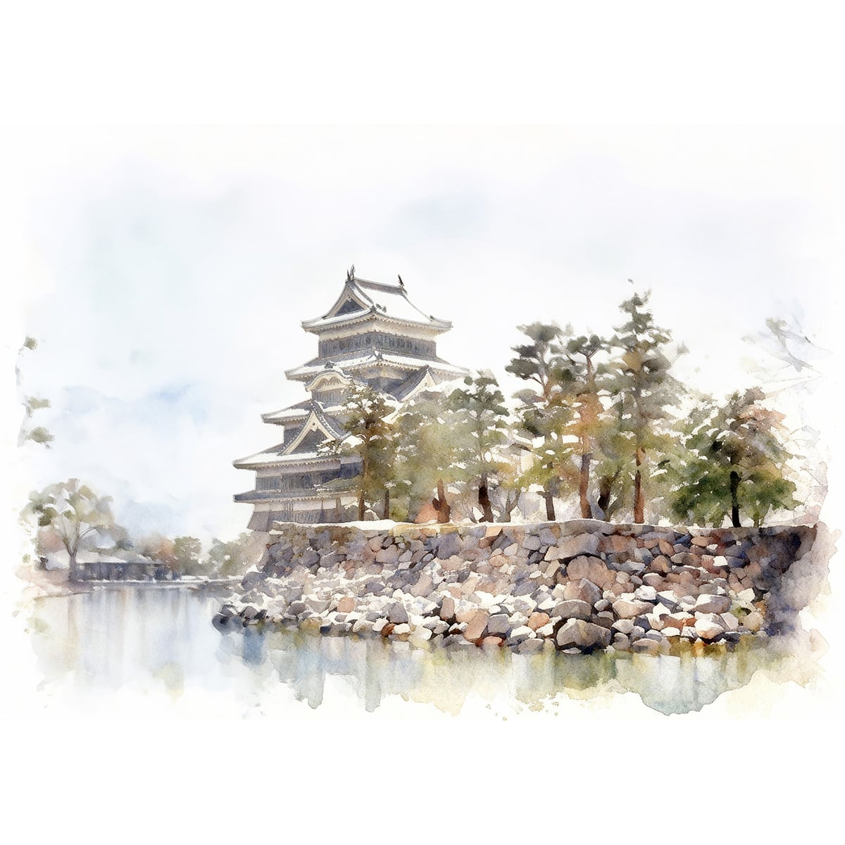 絵画 風景画(街並み) イギリス ロンドン タワーブリッジ インテリア