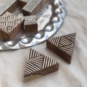 156ウッドブロックスタンプ | 三角B