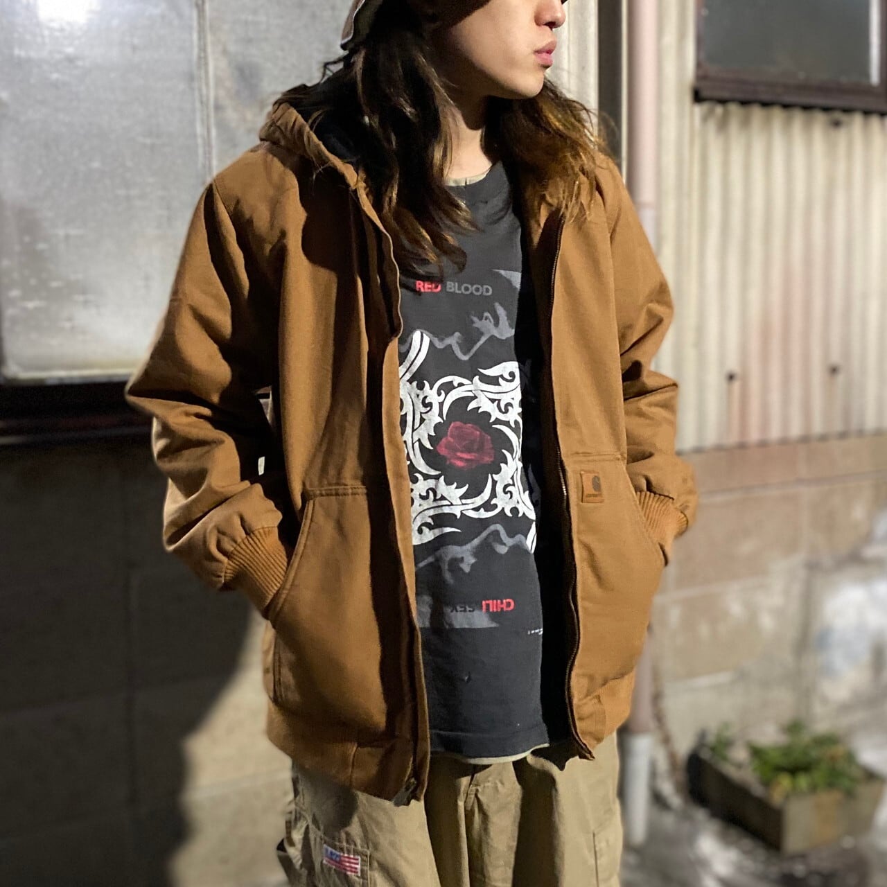 CARHARTT カーハート アクティブパーカー ブラウン 茶色