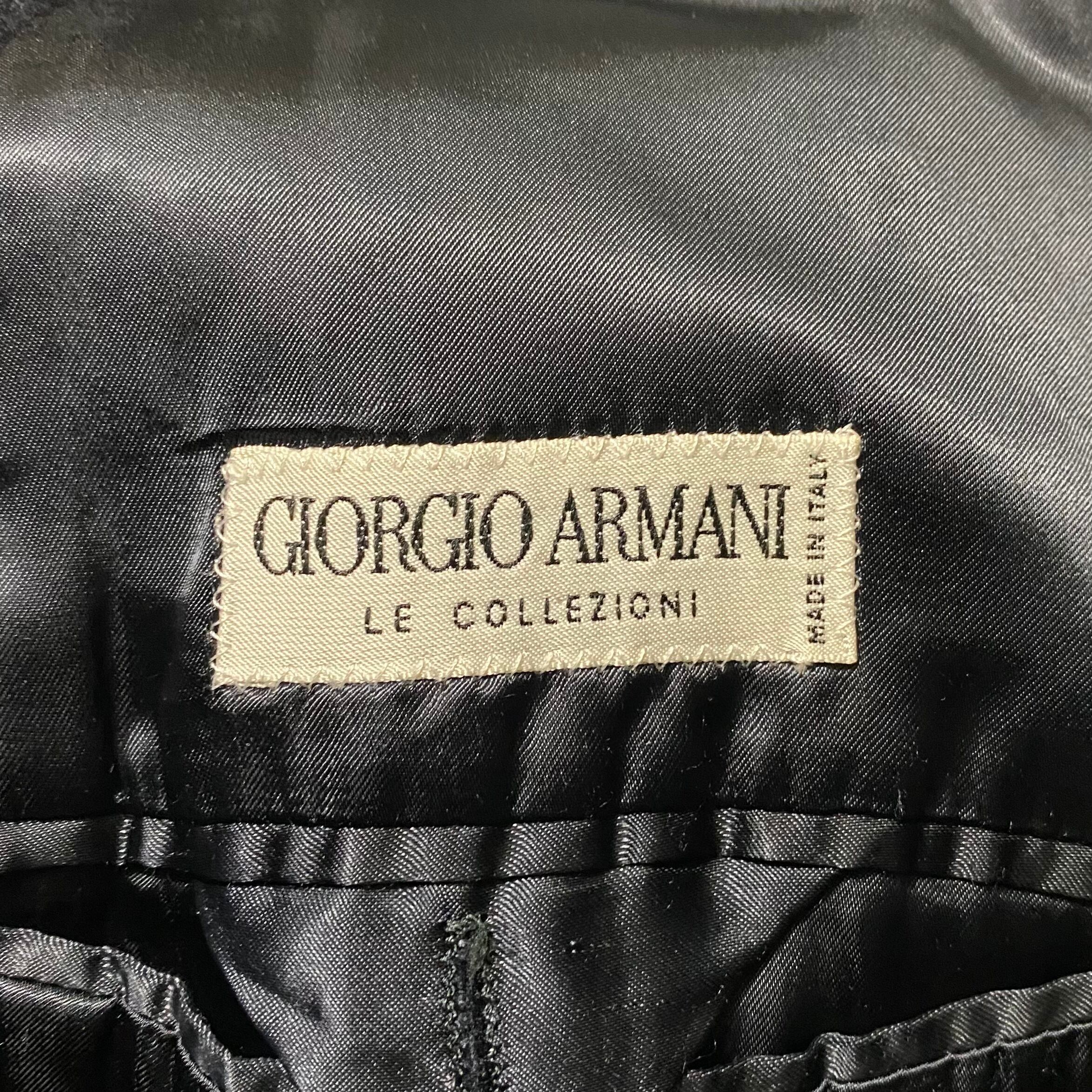 vintage GIORGIO ARMANI balmacaan coat | NOIR ONLINE
