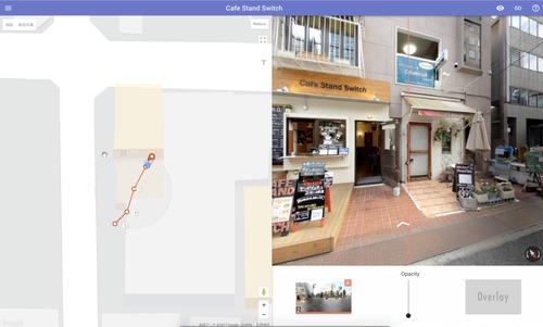 ”アップロード”一眼レフGoogleストリートビュー屋内版のためのGoThruでのアップロード方法（コンストレーション）