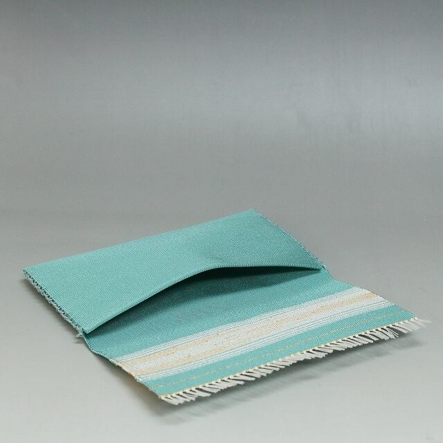 西陣 御宝つづれ織 人絹ふくさ挟み/懐紙入れ クラシック系,渋色