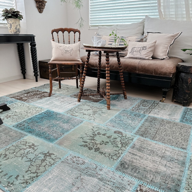 トルコ ヴィンテージラグ TR030 | イスパルタ(パッチワーク) | 173cm × 238cm