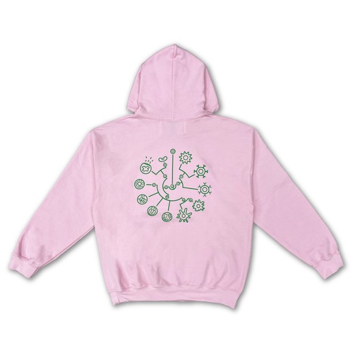Immune Cell Differentiation Hoodie Pink