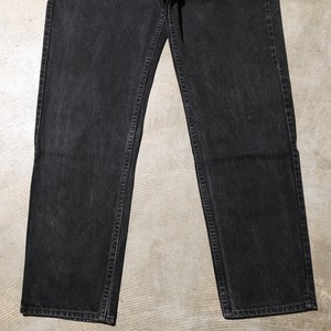 34×30 USA 93年 Levi’s 505 サルファー ブラック デニムパンツ