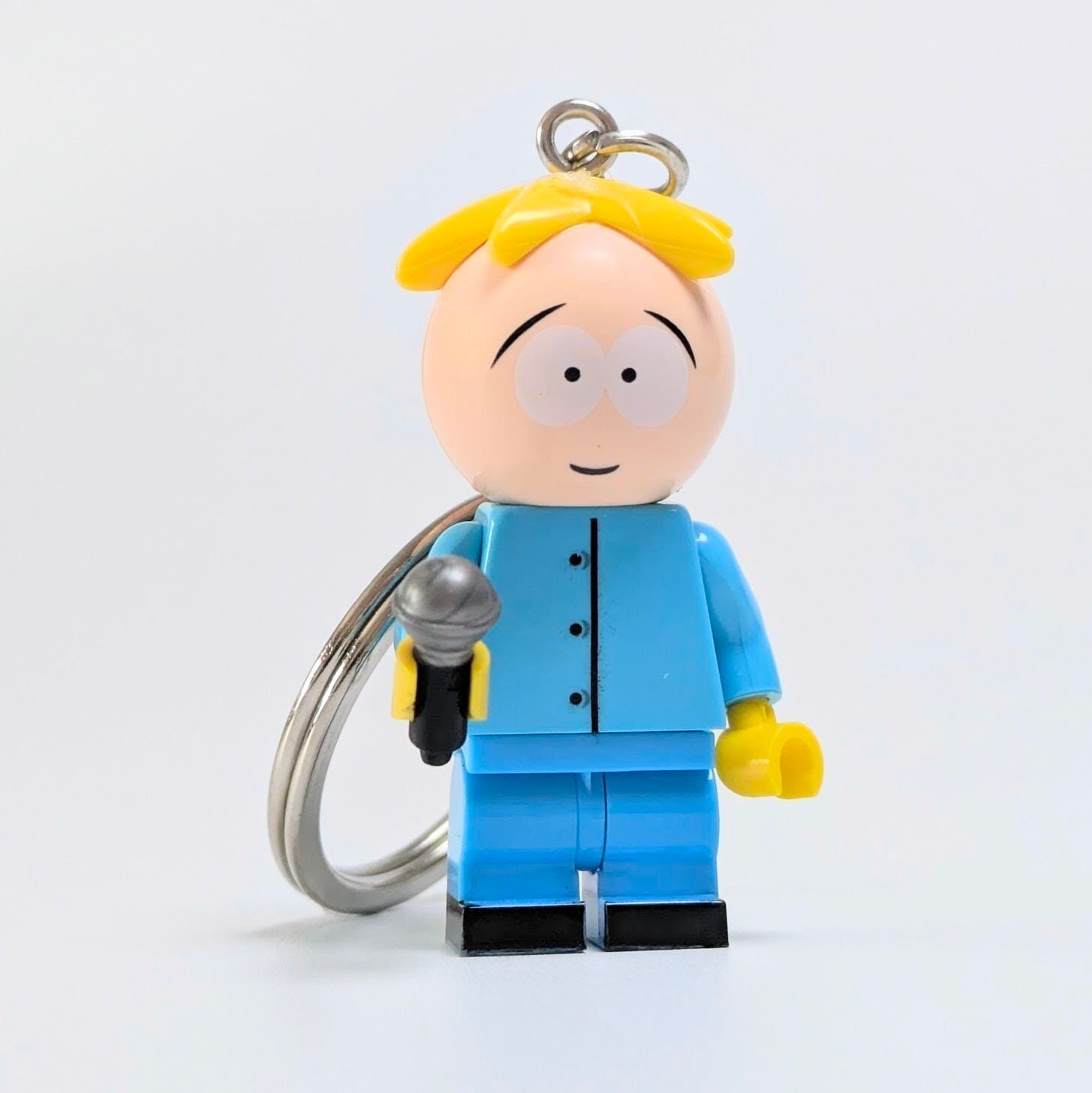 ★ブロックフィギュアキーホルダー★【 South Park ( サウスパーク ) 】バターズ・ストッチ〚アメリカン雑貨 アメトイ〛