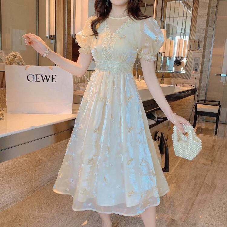 フローラルドレッシーワンピース Op291 Mimipecher ミミペシェ