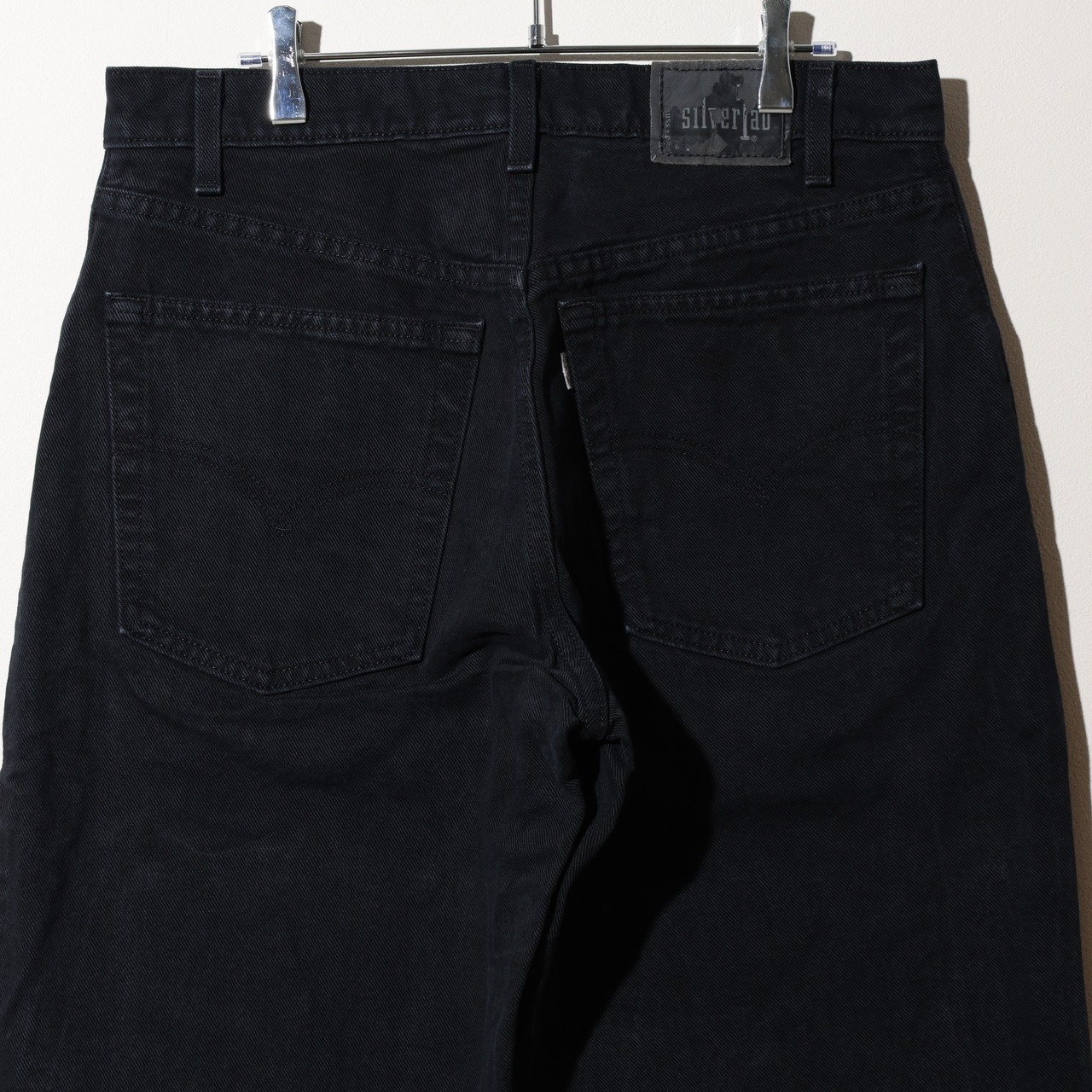 美品 32×30 USA 98年 Baggy Silvertab Levi’s ブラックデニムパンツ リーバイス シルバータブ