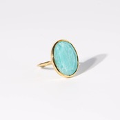 【12号】アマゾナイト リング（グラン）