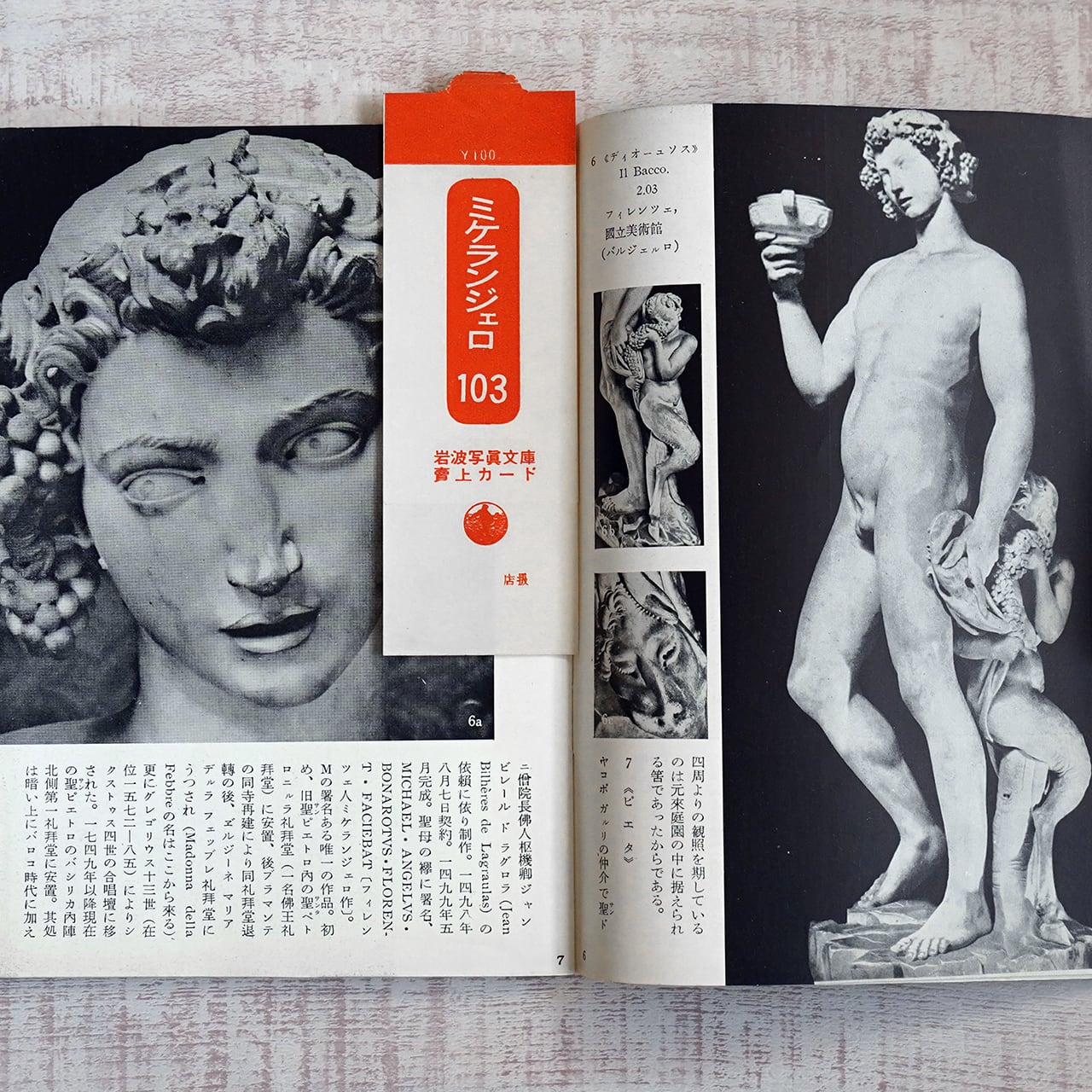 ミケランジェロ ー彫刻ー 岩波写真文庫 103 | タイムカプセル