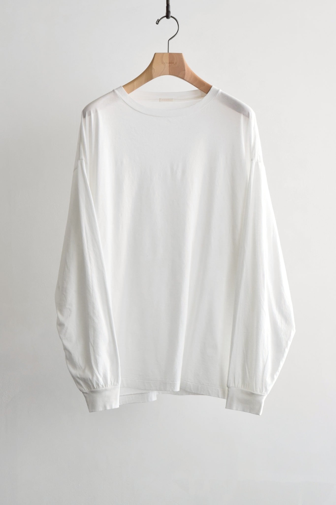 コモリ　L/S tee size3 COMOLI(コモリ) / THINコットン長袖Tシャツ -WHITE-(E03-05018) | Signs