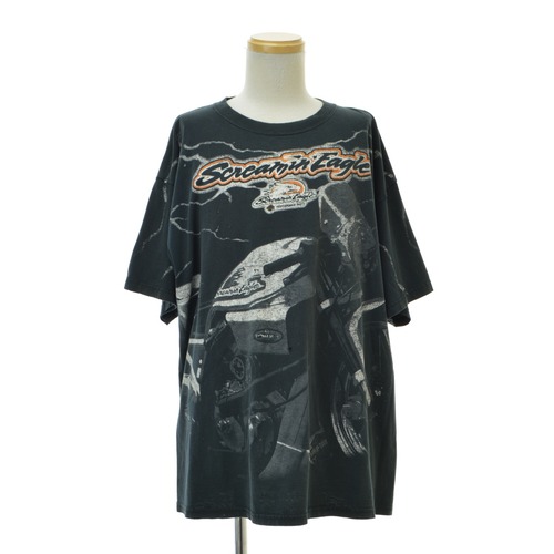 HARLEY DAVIDSON / ハーレーダビッドソンSCREAMIN EAGLE オールオーバー プリント半袖Tシャツ