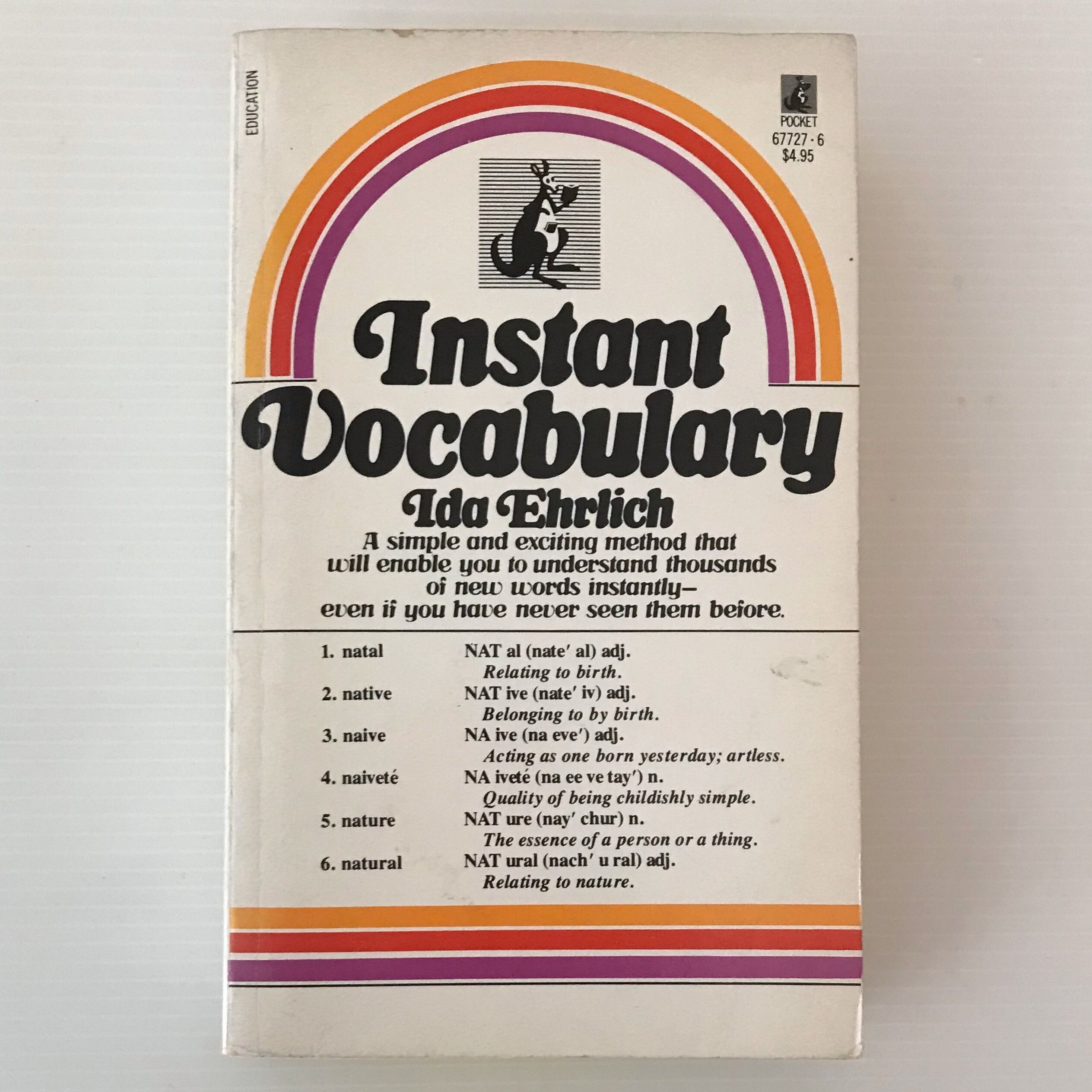 Instant Vocabulary Ida L. Ehrlich Pocket Books | 古書店 リブロスムンド Librosmundo  powered by BASE