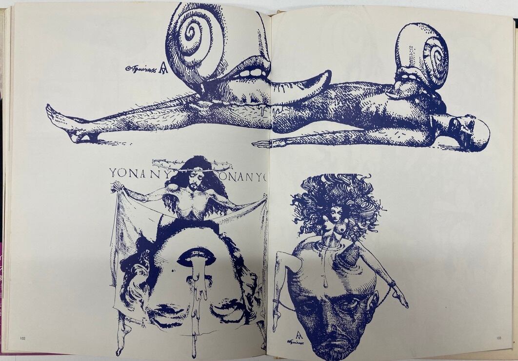 イラストレーション・ナウ 宇野亜喜良の世界 失楽園の妖精たち 1975年