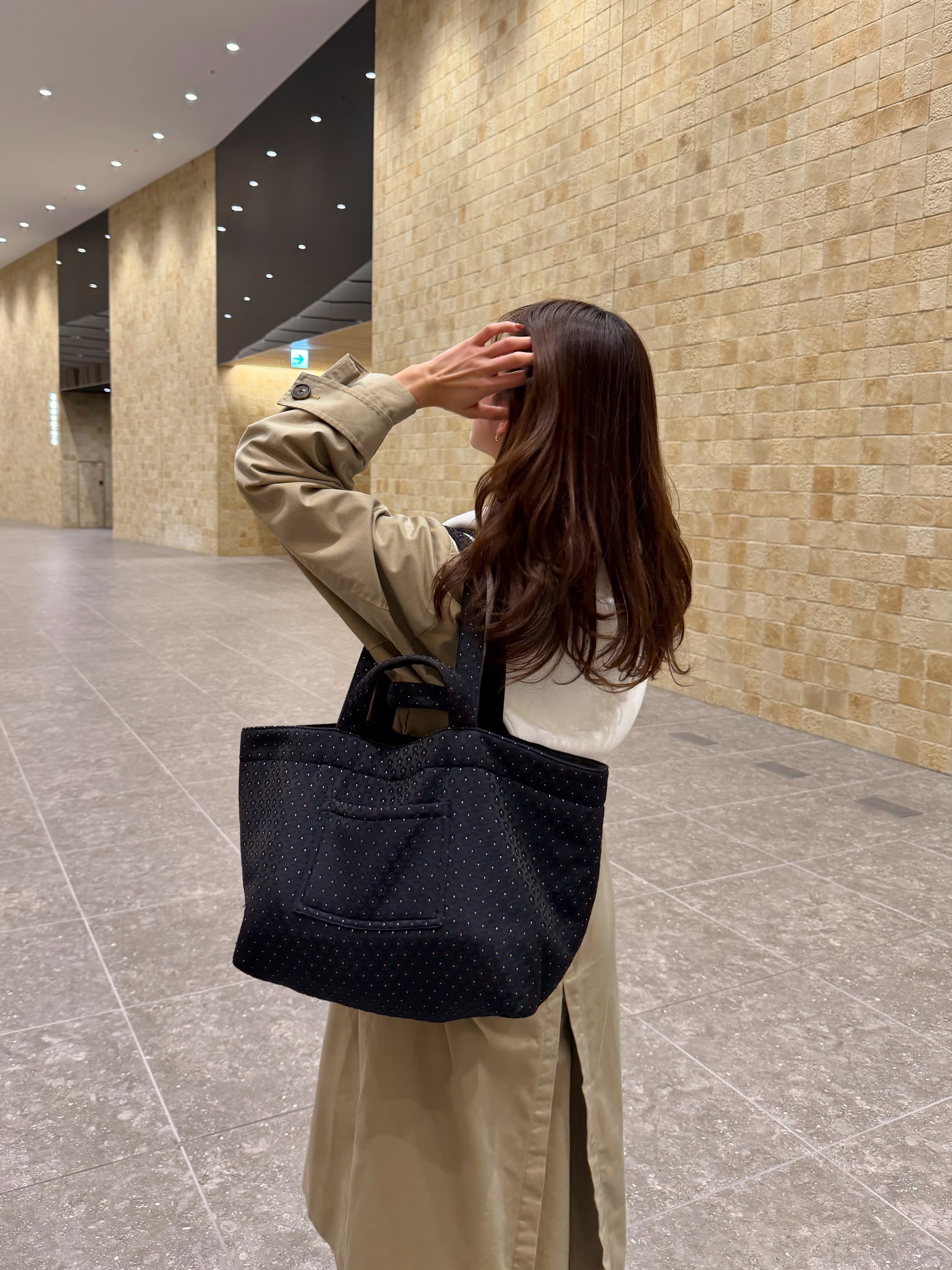flower jacquard bag 