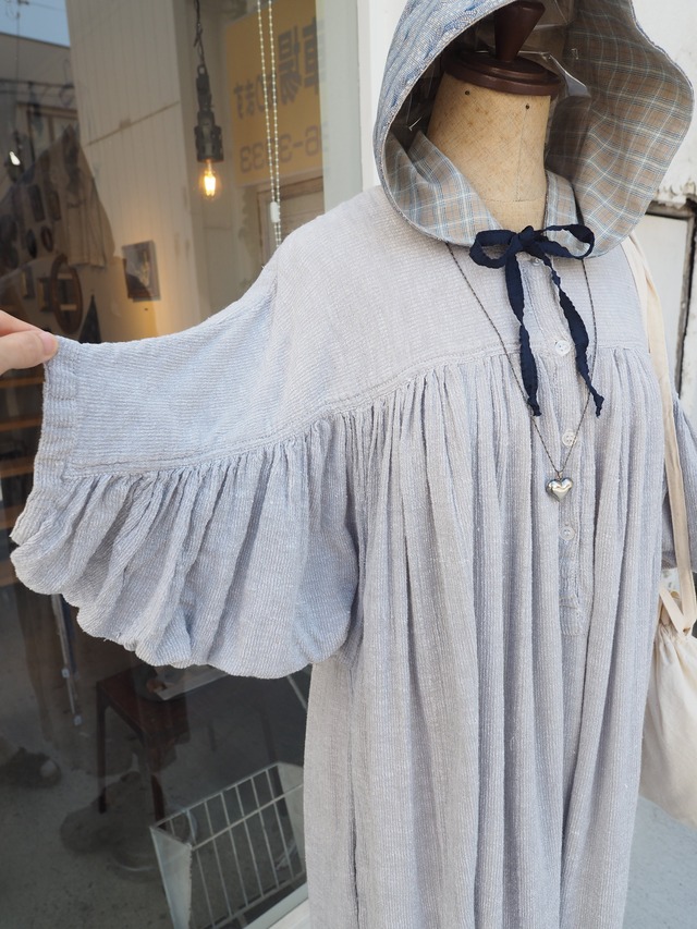 1970’s Vintage INDIA Cotton Gather Dress