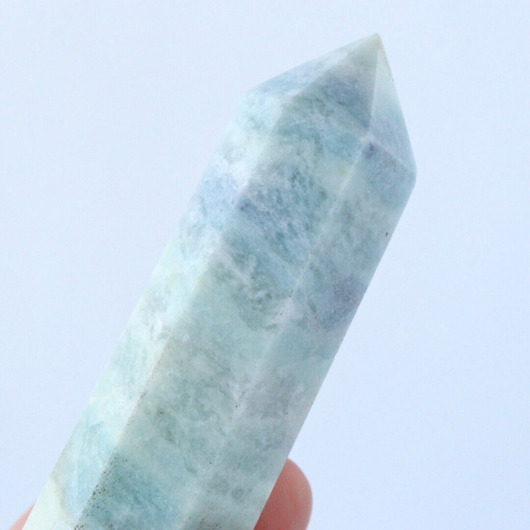 高品質ハイクオリティ天然石レアブルーアラゴナイトタワー
