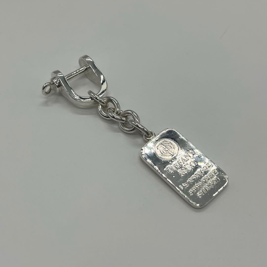 ティファニー TIFFANY インゴットプレート シャックル キーリング SV925 ヴィンテージ オールド