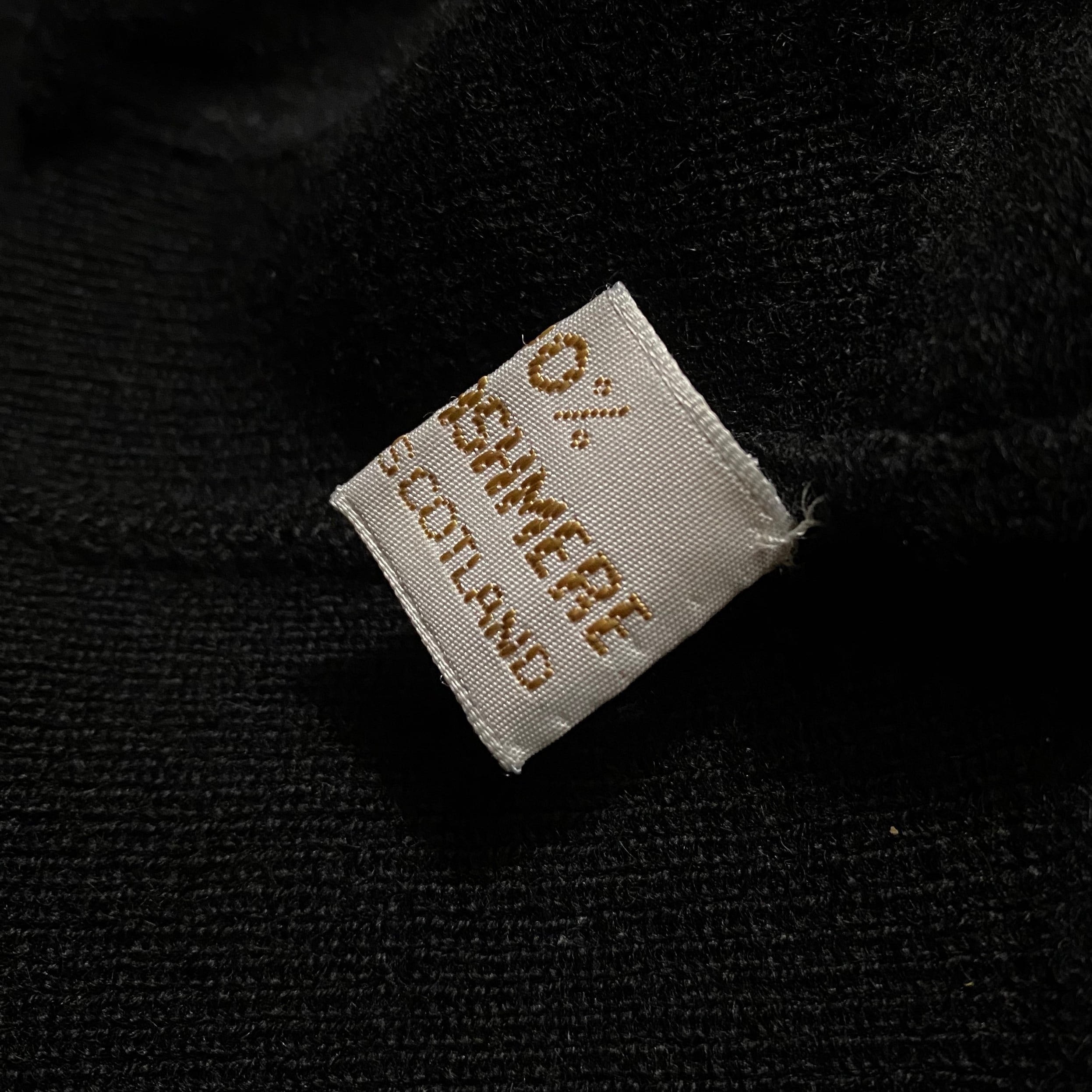 vintage GIVENCHY black cashmere cardigan | NOIR ONLINE