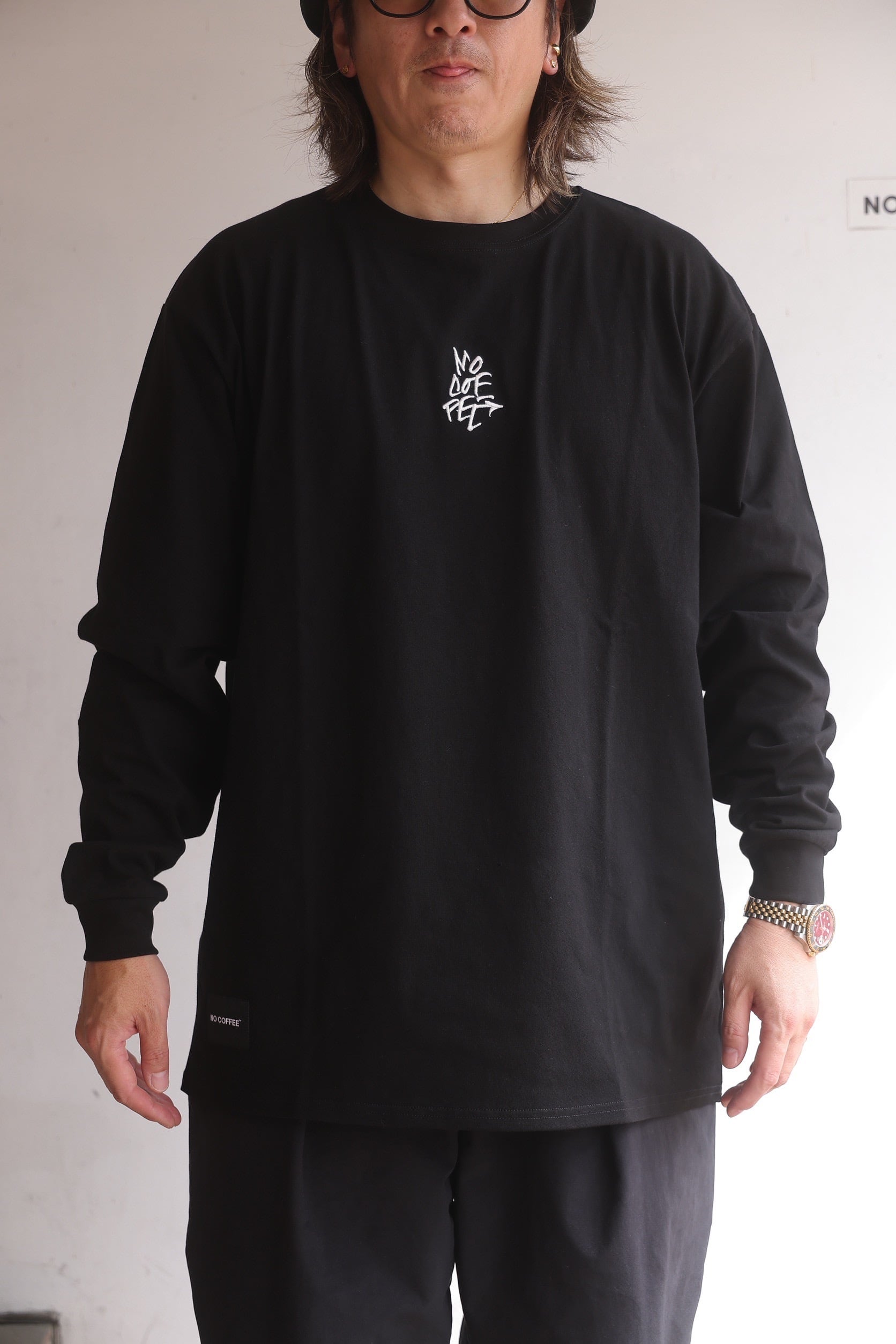 NO COFFEE タートルネックシャツ nisica｜nisica ニシカ NIS-1369 タートルネックシャツ タイプライター