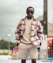 【#Re:room】WOOL CHECK SHIRTS JACKET［REJ107］