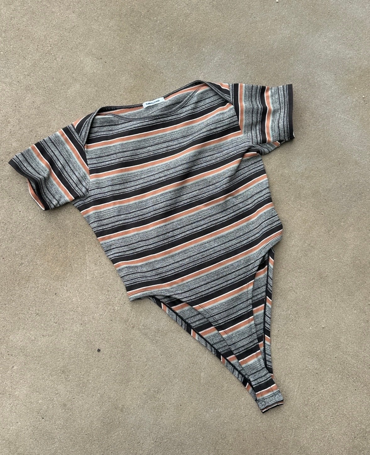 FUMIKA_UCHIDA  [GRANDRELLE MULTI STRIPES BODY SUIT]