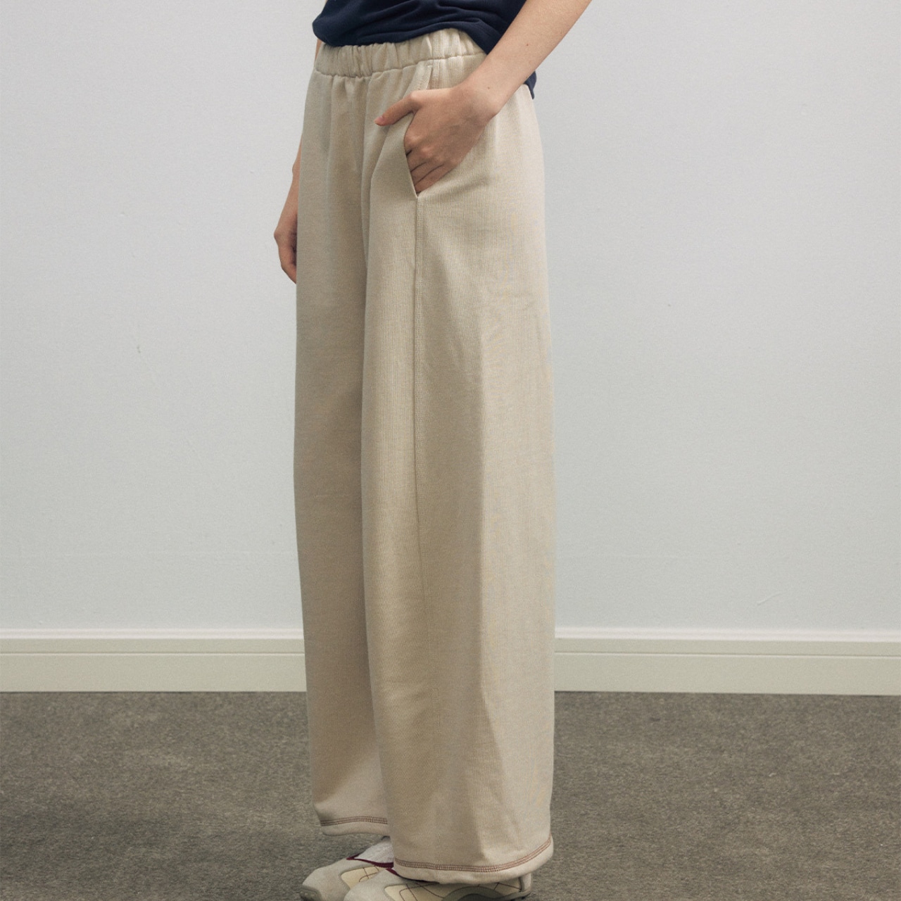 Drawstring Sweat Pants T3880