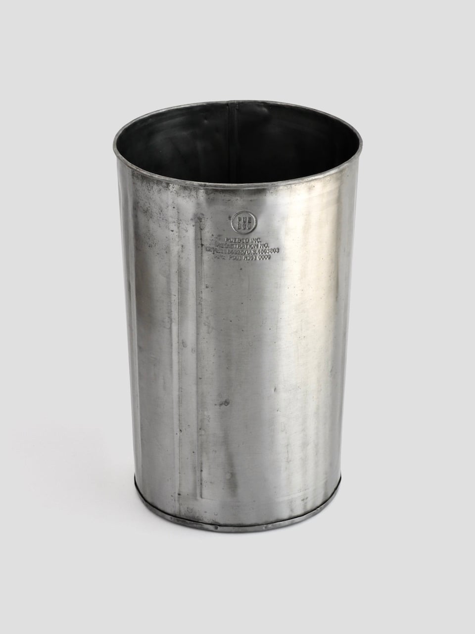 リサイクルスチール ゴミ箱 ラウンド｜Recycled Steel Trash Can Round
