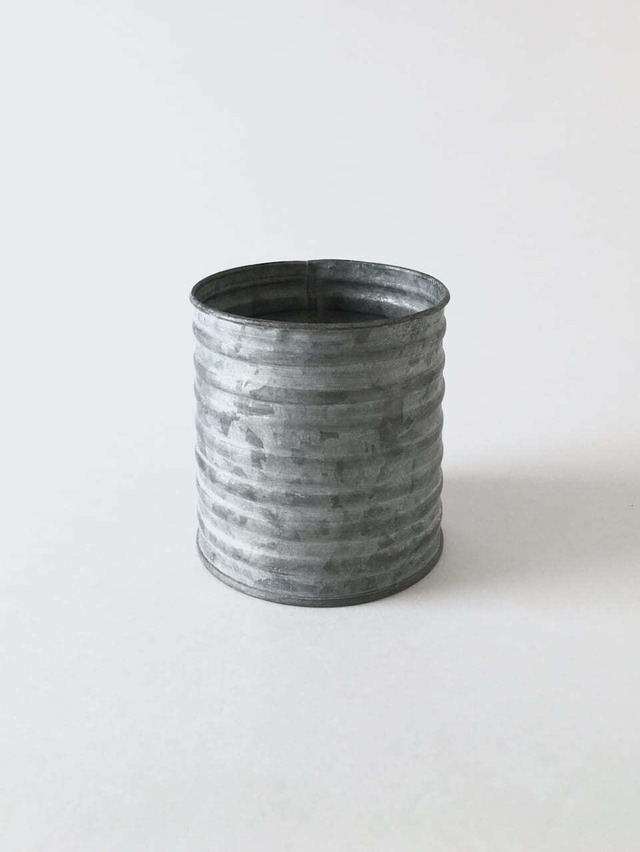 ブリキポット コイル 鉢カバー S / Tinplate Coil Pot Small