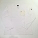 LEATHER POCKET ONE STAR L/S T-SHIRTS　White